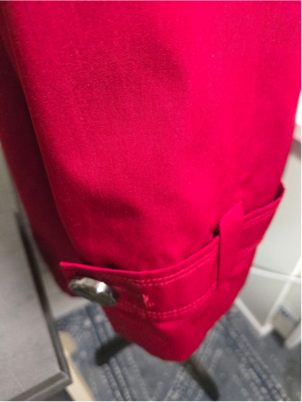 Clearance Women's Liz Claiborne Wine Color Water Resistant Hooded Trench Coat 3X - Picture 4 of 15